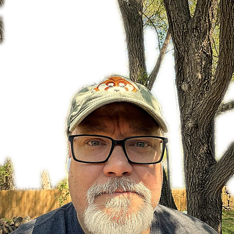 Tom outdoors, alt angle